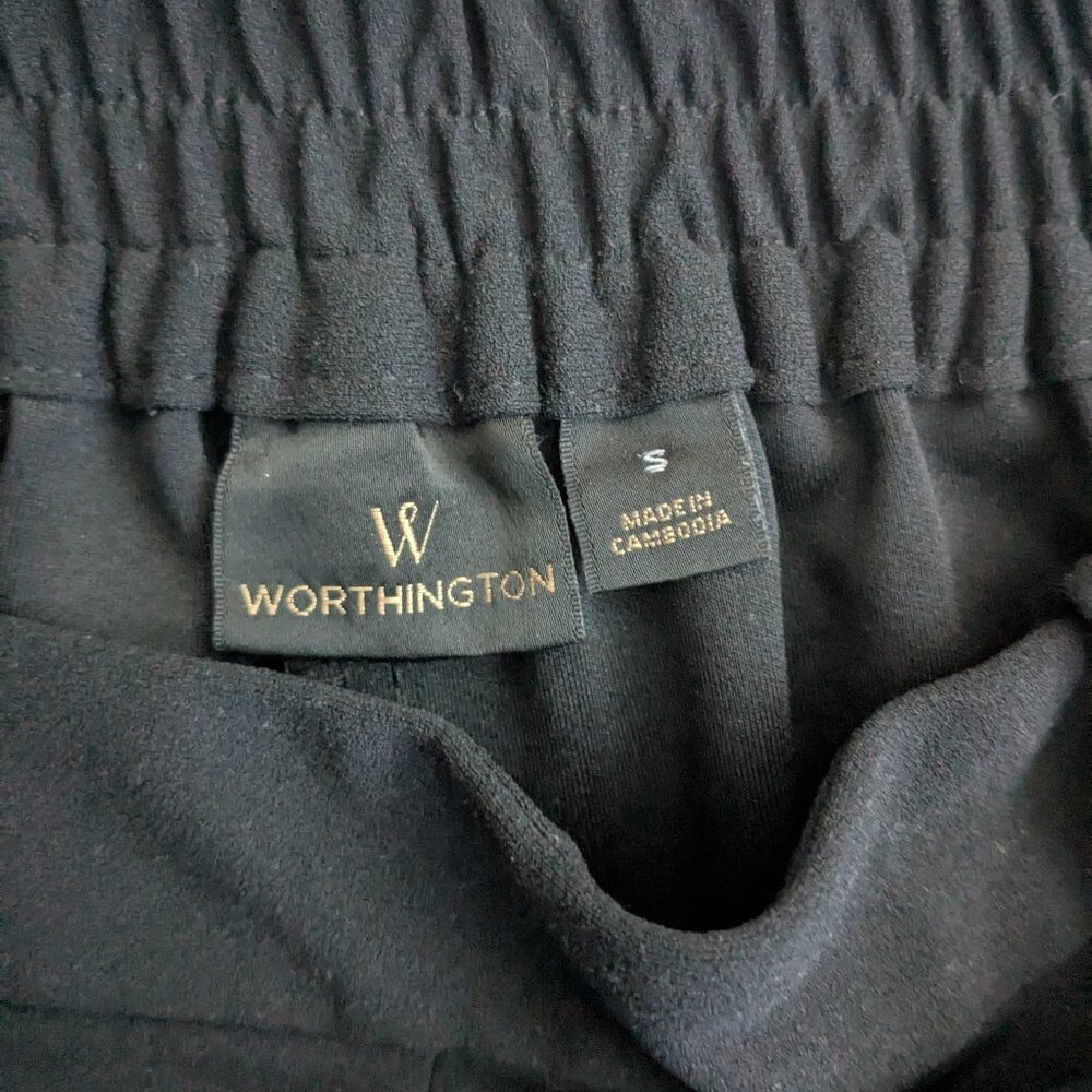 Worthington women's tapered black dress pants - Picture 2 of 5